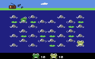 Frogs atari screenshot